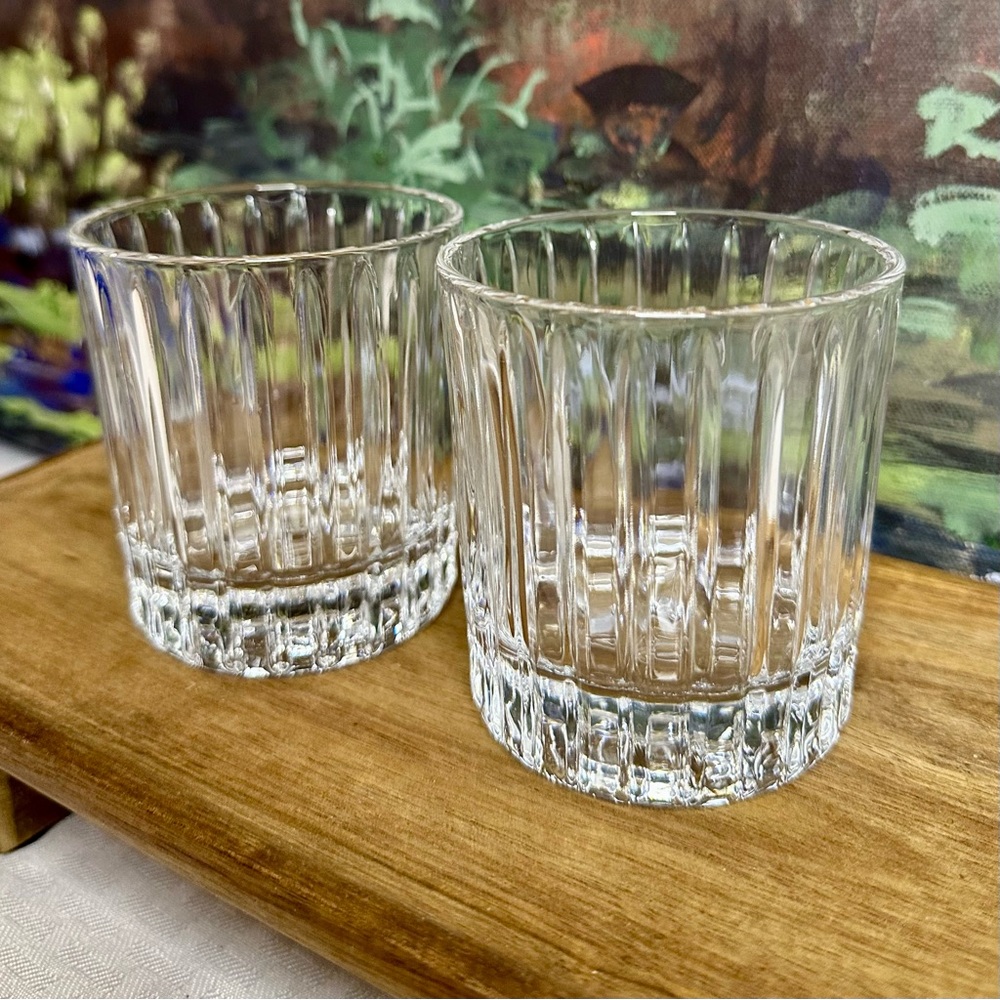 Stoli Vodka Rocks/Crystal Clear Glass Tumbler Set